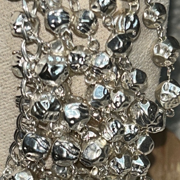 Chicos Dazzling Silver Crystal Beads Necklace - Picture 5 of 6